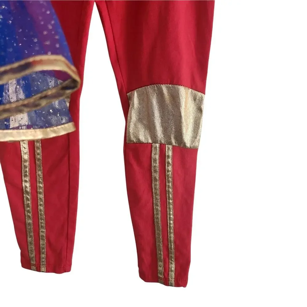 7/8 Super Woman Cotton Leggings And Top
